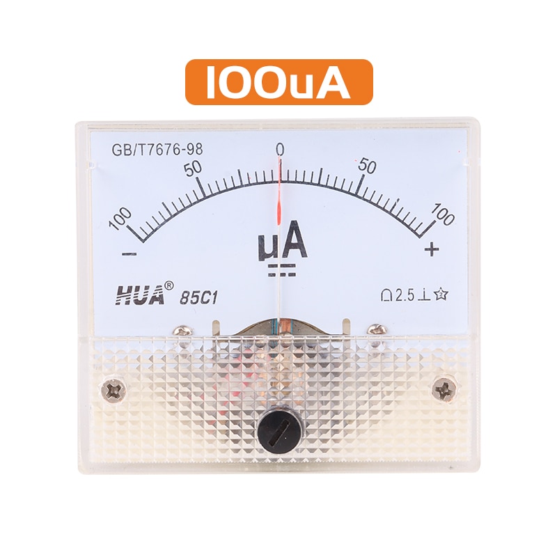 85C1± DC class2.5 The positive and negative table -100uA to +100uA/ -100mA to +100mA/-3A to +3A factory direce sales,±ammeter