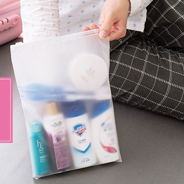 Eva reseförseglingspåse kläder klassificering transparent vattentät tvättpåse kosmetikapåse: S