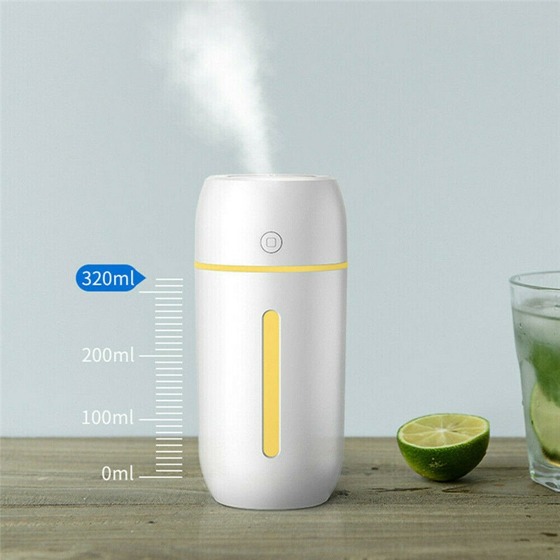 ELOOLE 320ML Luftbefeuchter Mit Batterie für Heimat Sekretariat Tragbare USB Aroma Diffusor Auto Nebel Hersteller Ultraschall Befeuchtung