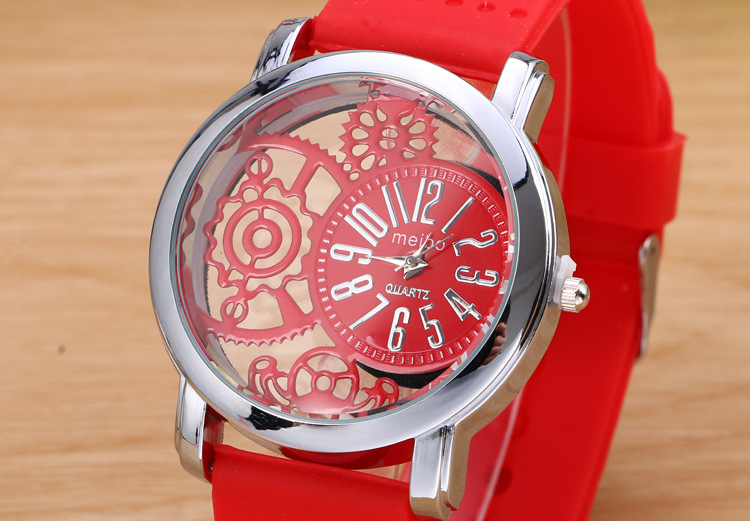 Silicone Rubber Watch Casual women's slim watches Quartz Watch Relogio Feminino Clock