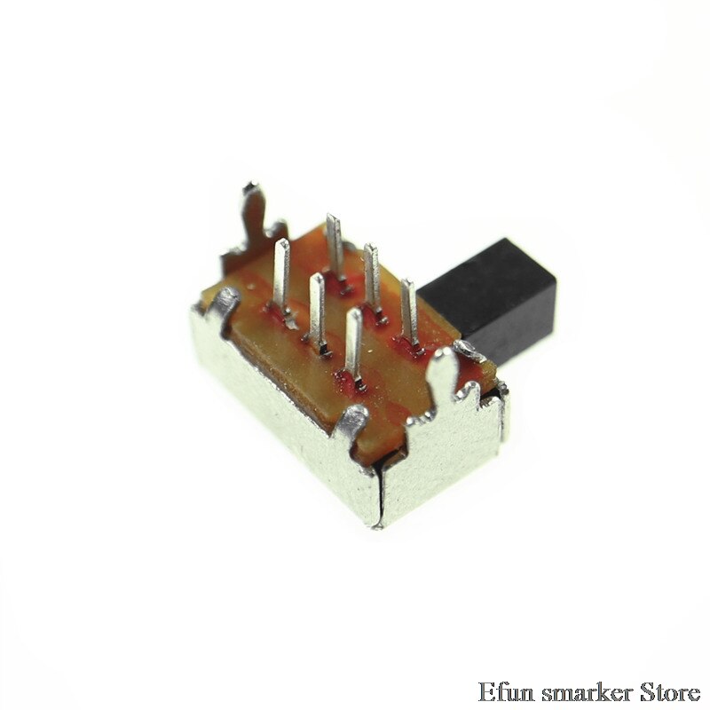 SK22D02 Handle length 5mm Toggle switch SK-22D02 6 pin 2P2T Horizontal double slide switch