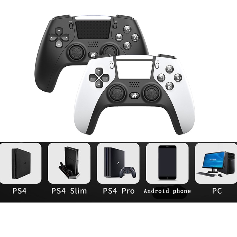 Mando inalámbrico Bluetooth DualShock 4, compatible con sensores de presión de 6 ejes, con altavoz para PS4/teléfono Android/PC