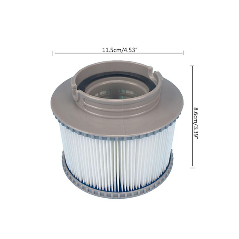 Filtre MSPA pour piscine gonflable | Rond, universel, filtre, cartouche de rechange, pour baignoire chaude