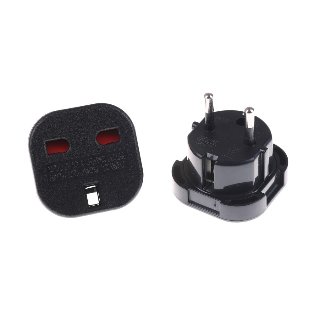 Adattatore Viaggio Payloadshop Adattatore Di Viaggio Da Presa Inglese UK A Europea EU - Convertitore Spina, Compatto, Per Viaggi Presa Da Viaggio Internazionale - Foto 2
