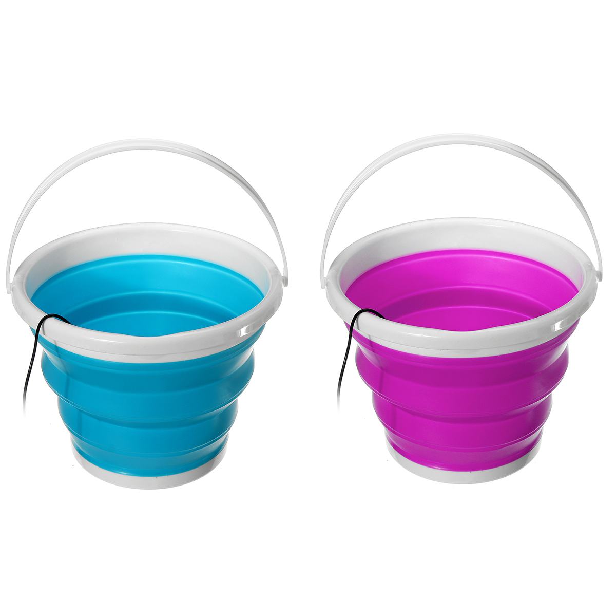 100-240V Mini Draagbare Ultrasone Wasmachine Opvouwbare Emmer Type Usb Wasserij Kleren Wasmachine Voor Thuis reizen