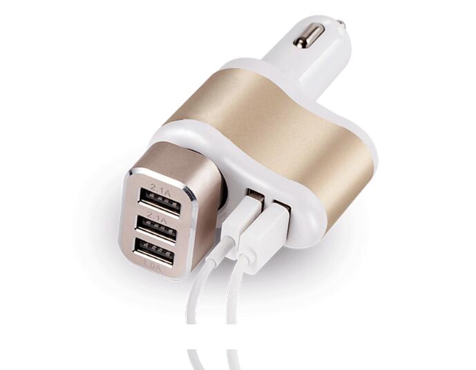 12 V 1A 2.1A Universale 2 Porte Dual USB Auto One-Way Sigaretta accendisigari Presa Di Alimentazione Adattatore del Caricatore di Alta Qualità per Il Iphone 6 6 s 7