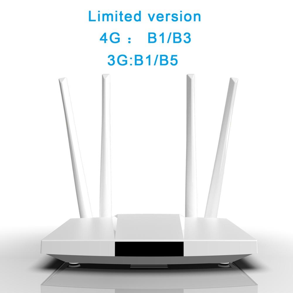 LC112 LM321 router wifi SIM card Hotspot 4G CPE antenna 32 users RJ45 WAN LAN wireless modem LTE dongle: limited version