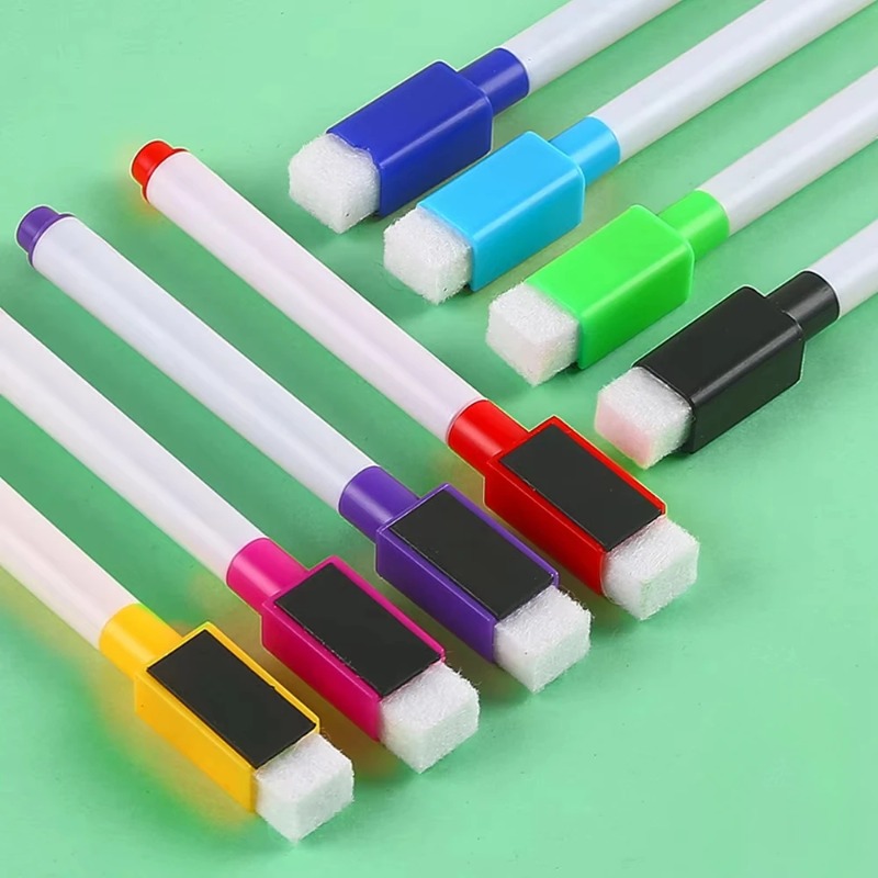 Magnetic Erasable Whiteboard Pen Color Options Blackboard Note Numbering Stationery Office Teaching Supplies for Classroom Use
