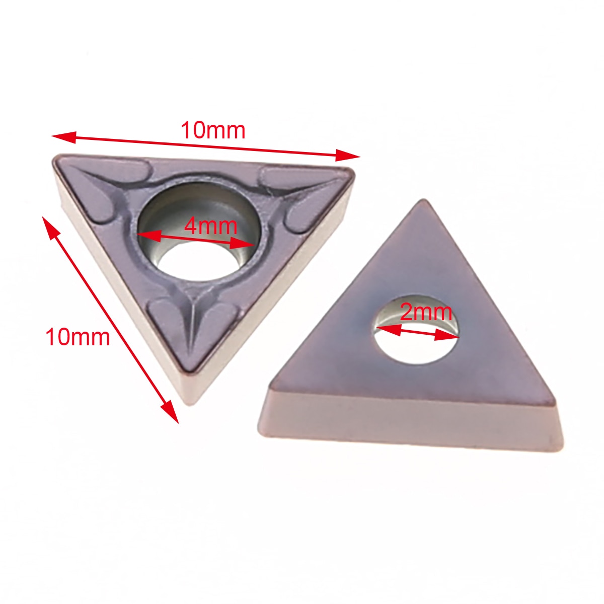 10pcs/Box Durable Carbide Inserts TCMT110204/TCMT 731 Blades CNC Lathe Turning Cutter for Boring Tool 10mm*10mm*2mm