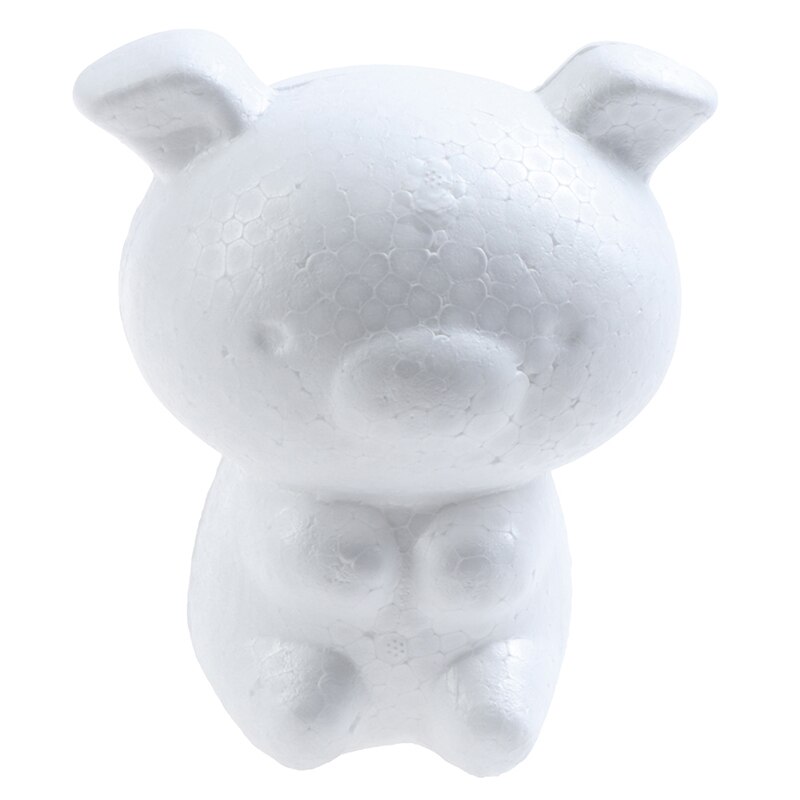12cm Zodiac Signs Rat Kids Craft Toys Foam Animals Modeling Polystyrene Styrofoam Doll DIY Modeling Polystyrene Styrofoam: Pig
