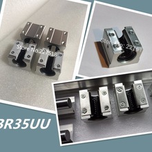1 st SBR35UU 35mm aluminium blok 35mm lineaire kogellager glijbaan blok match gebruik SBR35 35mm lineaire geleiderail