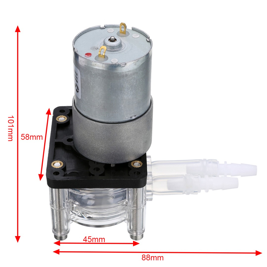 1pc Peristaltic Pump DC 12V Large Flow Dosing Pump For Vacuum Aquarium Lab Analytical