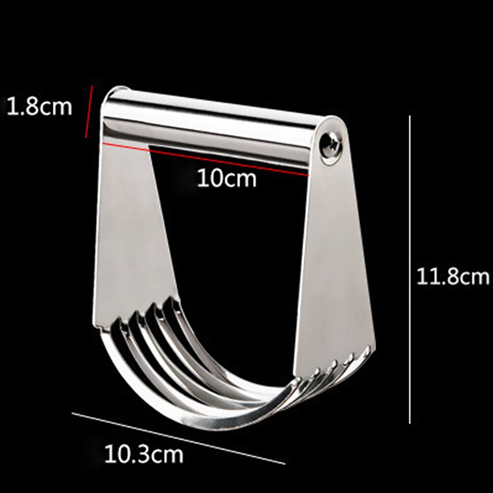 1PCS High Stainless Steel Dough Cutter Kitchen Craft Pastry Cutter Blender Brand kitchen Tool Easy to Grip and Use: Default Title