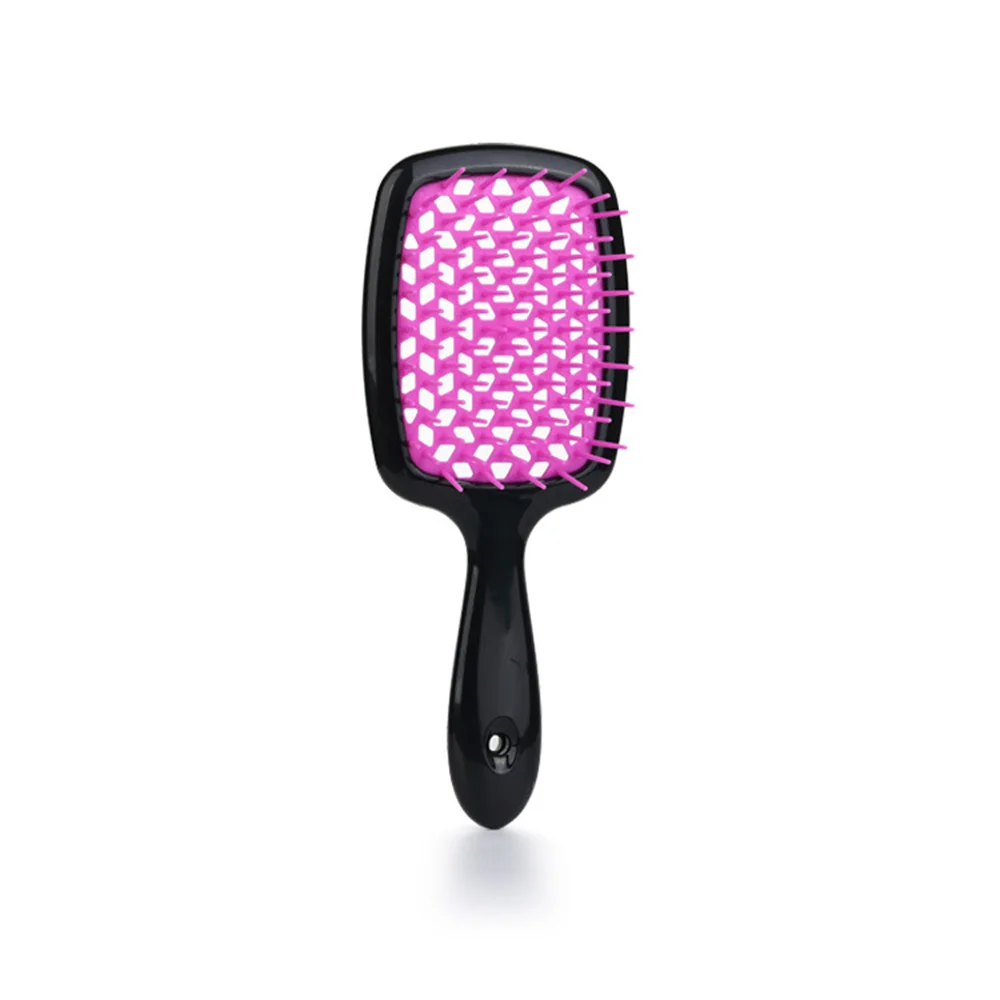 Air Cushion Comb Hair Massage Wet Dry Comb Anti-static Hollow Out Wet Curly Hair Brushes Barber Styling Tool: green