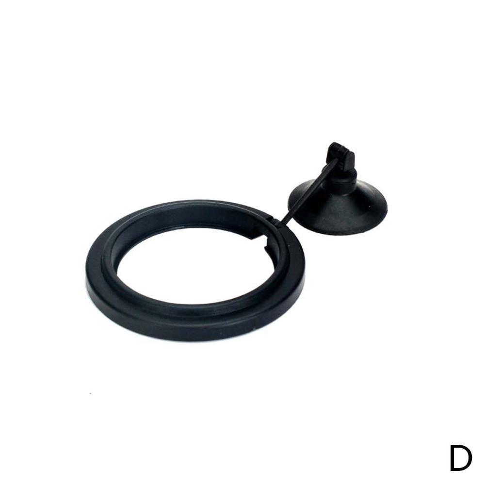 Fish Feeding Aquarium Fish Tank Ring Feeder Station Food Fish Supply Feeding Buoyancy Ring Floating Water Aquarium Plant Ci S9W5: Black Cycle