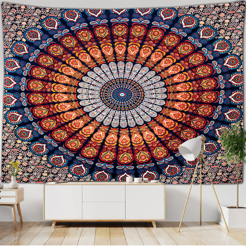 Mandala Tapestry Wall Art, Home House Hogar, Bedroom Masion Jardim Aesthetic Decor for 2023 Tapiz Y2k Arazzi Wall Hang