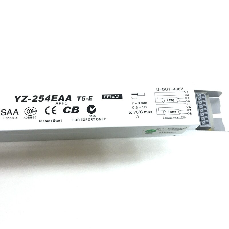 3AAA Ballasts électroniques 220-240V 2*54W T5 | Pour T5 HO lampe fluorescente redresseur de lampe d'aquarium