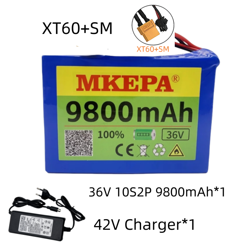 10S2P 36V 9800mAh 36v Electric Scooter Battery Lithium Electric Scooter 500W Electric Scooter Battery 36v 10s2p Battery: MULTI