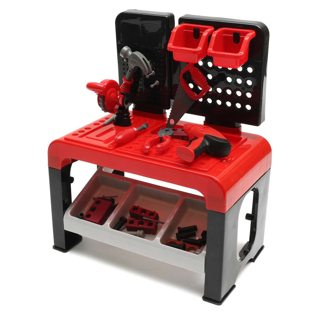 Kreative Werkzeuge Bank Spielen einstellen Werkzeuge Spielzeug vorgeben Spielen Arbeit Einkaufen Bausatz Werkzeug Spielzeug Werkbank Spielzeug Für freundlicher Rolle spielen Spielzeug