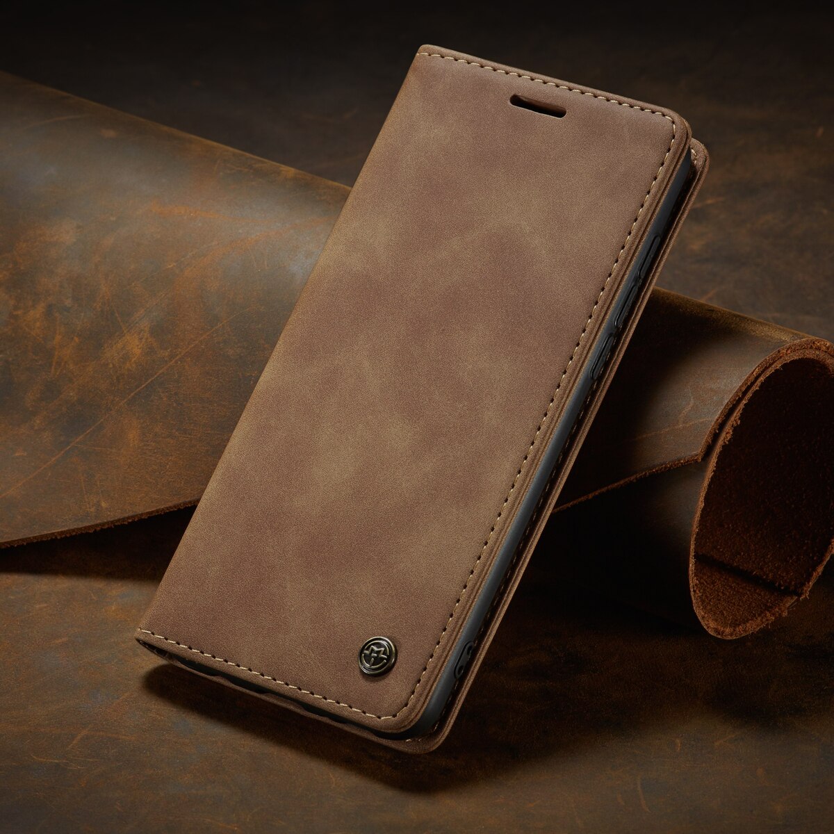 A31 hoesje voor samsung galaxy  a31 luxe leren portemonnee flip kaarthouder telefoonhoesje voor samsung  a31 sm-a315f 31a sm 31 a 315 cover: Bruin