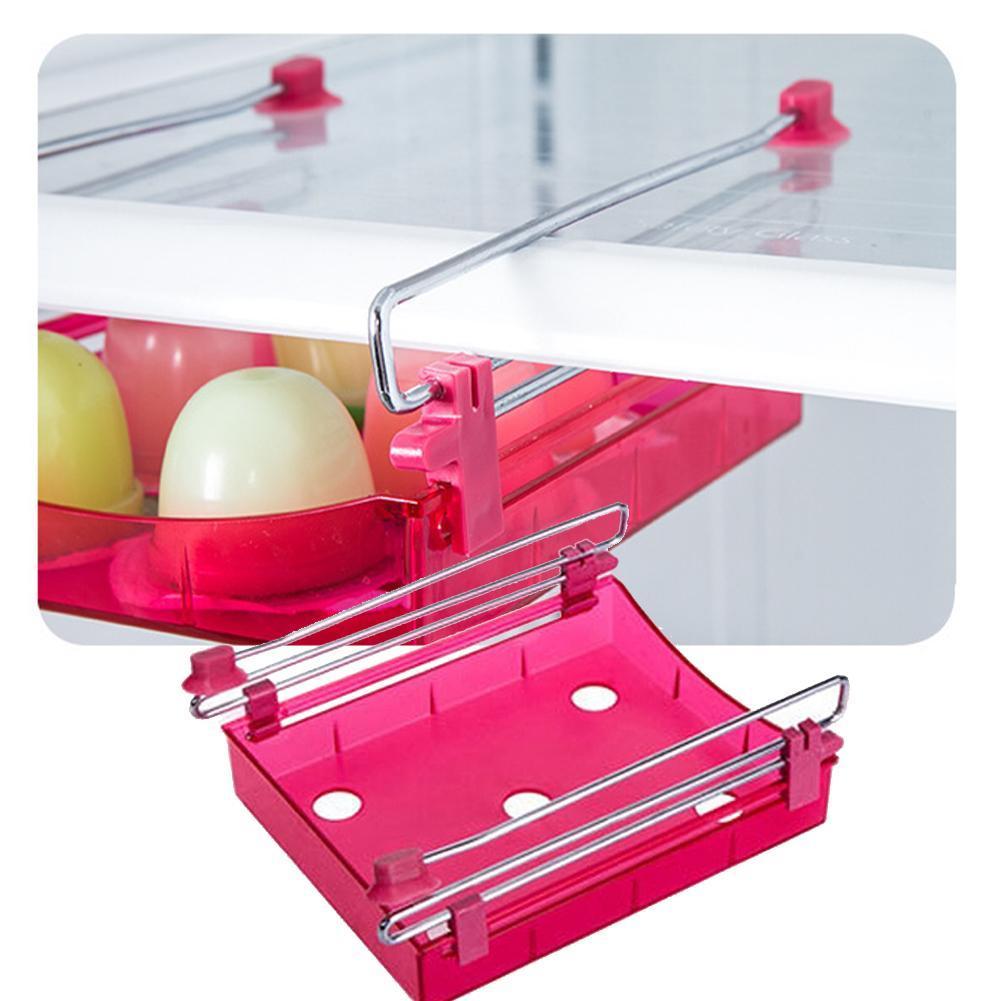 1pc Household Kitchen Refrigerator Layer Storage Rack Storage Accessories Vegetable Suppplies Food X3E0