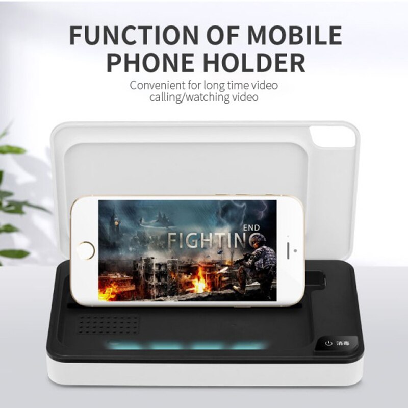 Qitherm Multifunctional Sterilizing Box UV Sterilization Wireless Charge Mobile Phone Disinfection Cosmetics and Phone