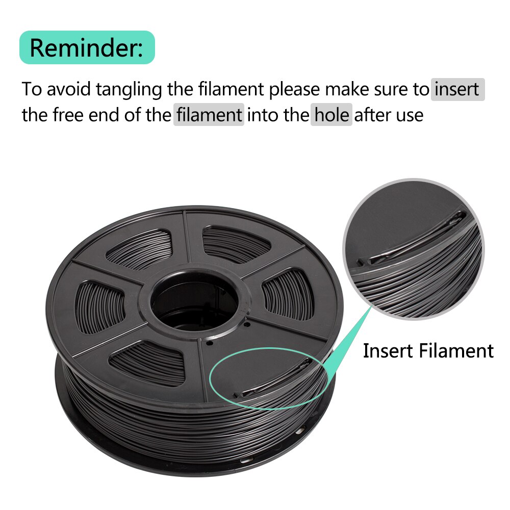 Enotepad ABS 3D Drucker Filament 1,75mm 3D Druck Filament Niedrigen Geruch dimensional Genauigkeit +/-0,02mm (1KG) keine toxischen Material