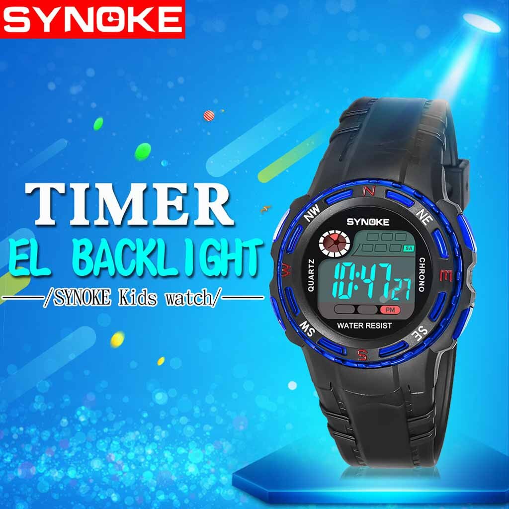 Kids Horloges Kinderen Digitale LED Sport Horloge Universele kinderen Horloge Lichtgevende Waterdichte Beweging Student Horloge
