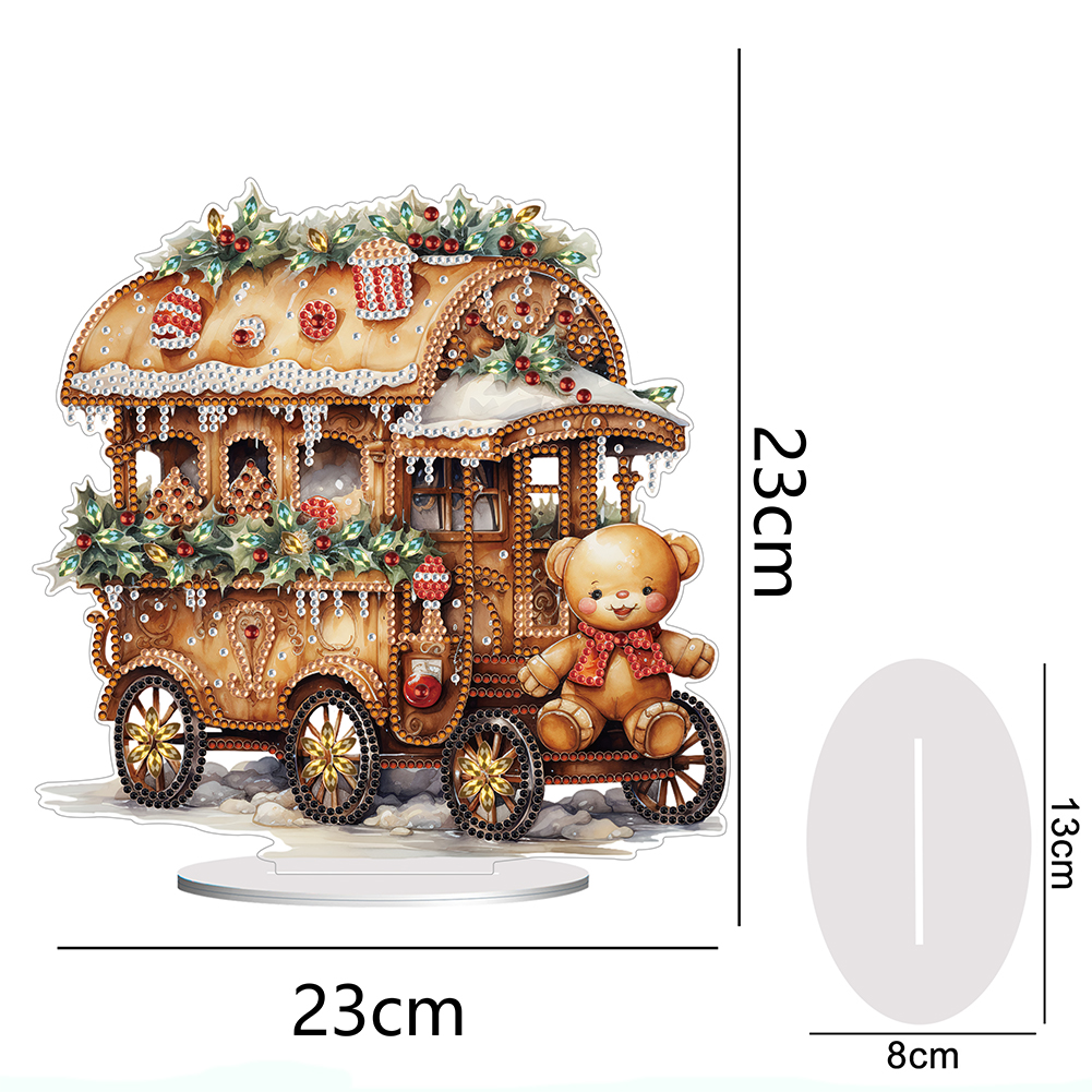 Special Shape Desktop Diamond Painting Ornament Christmas Table Top Diamond Painting Decor for Home Office Decor