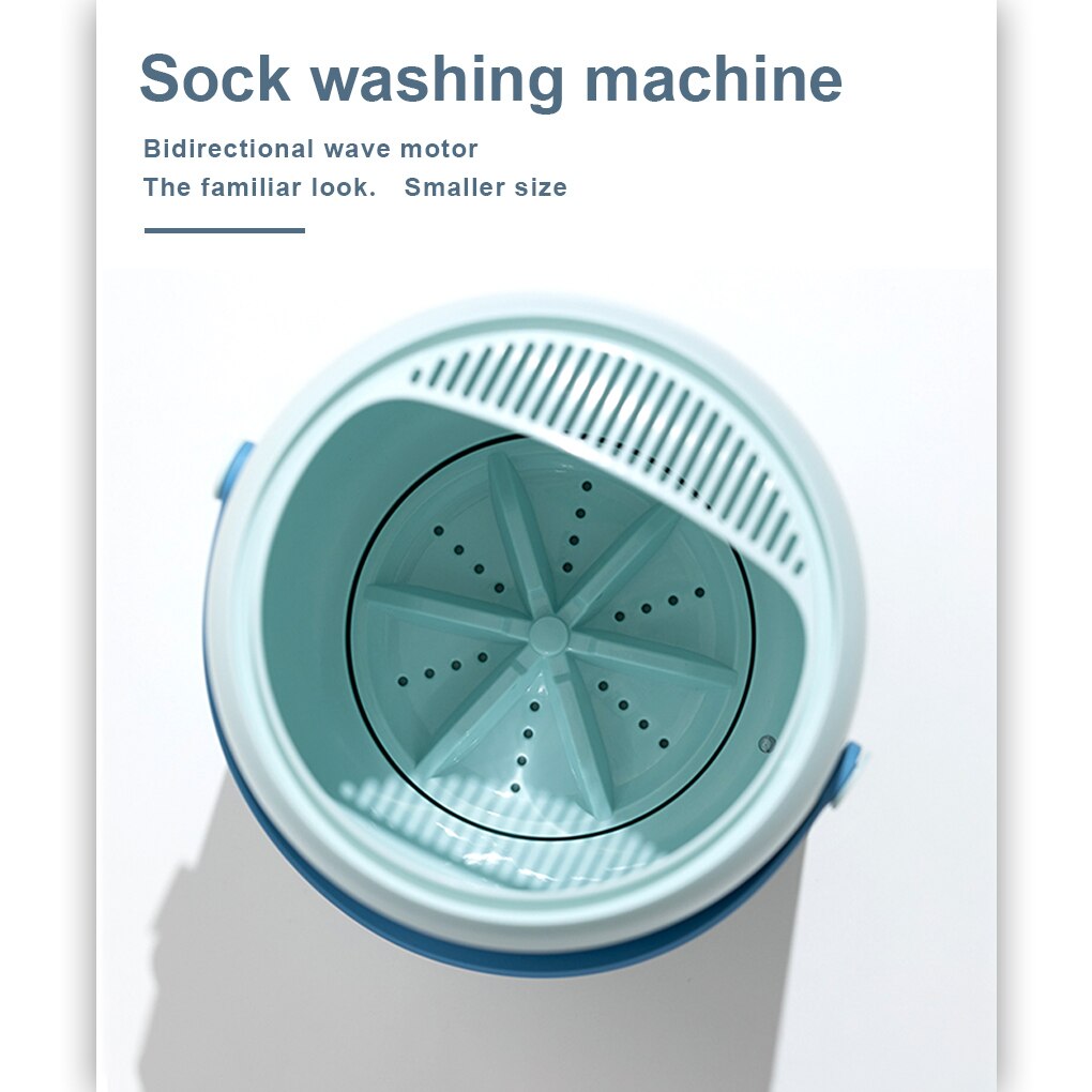 Desktop 2.8 Liter Washing Machine Portable Personal Underwear Laundry Washer Small Wash Travel Camping Cleaning Apartment Dorm