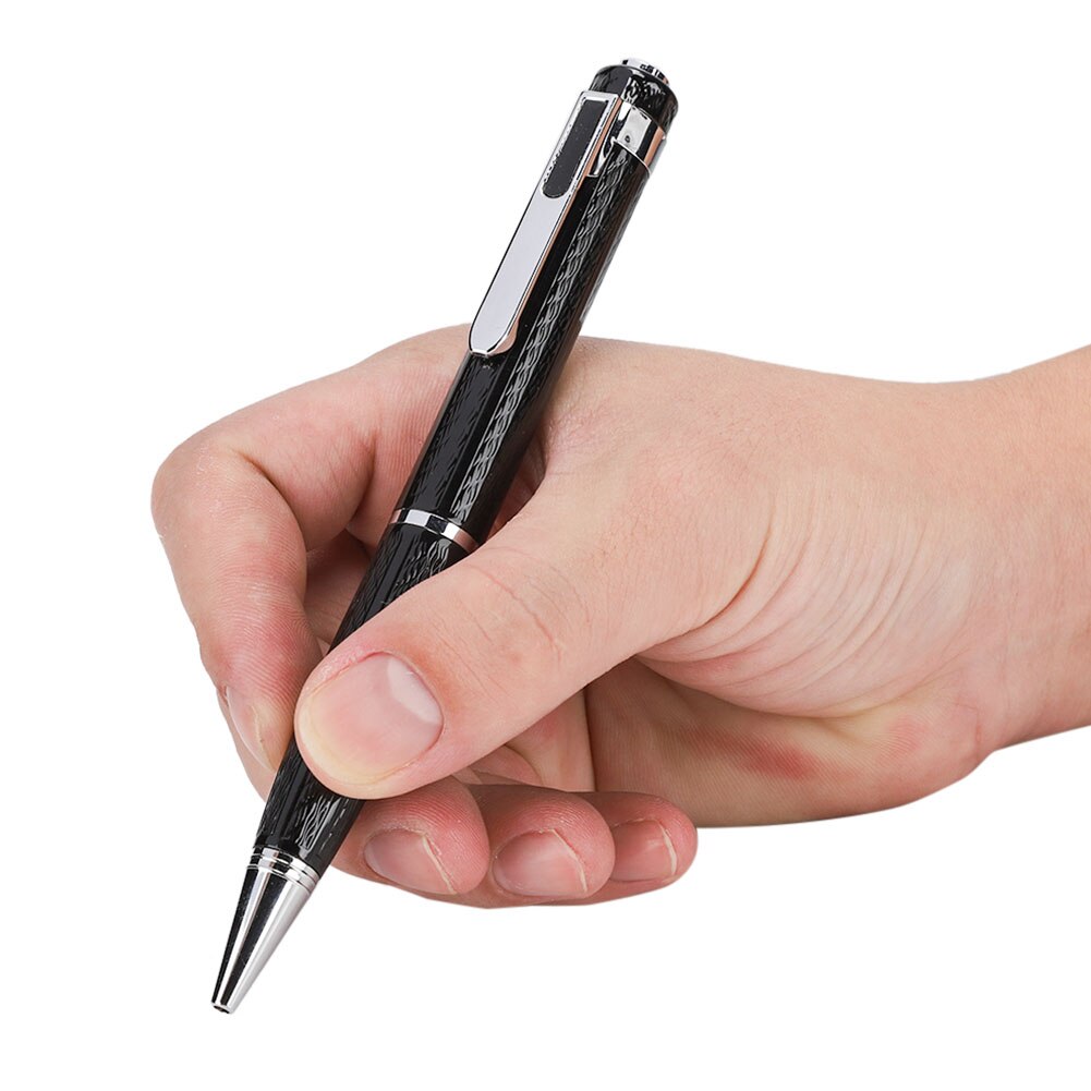 Penvormige continue 12-uurs digitale voicerecorder 192Kbps Audiorecorder met één knop Draagbare audio-video