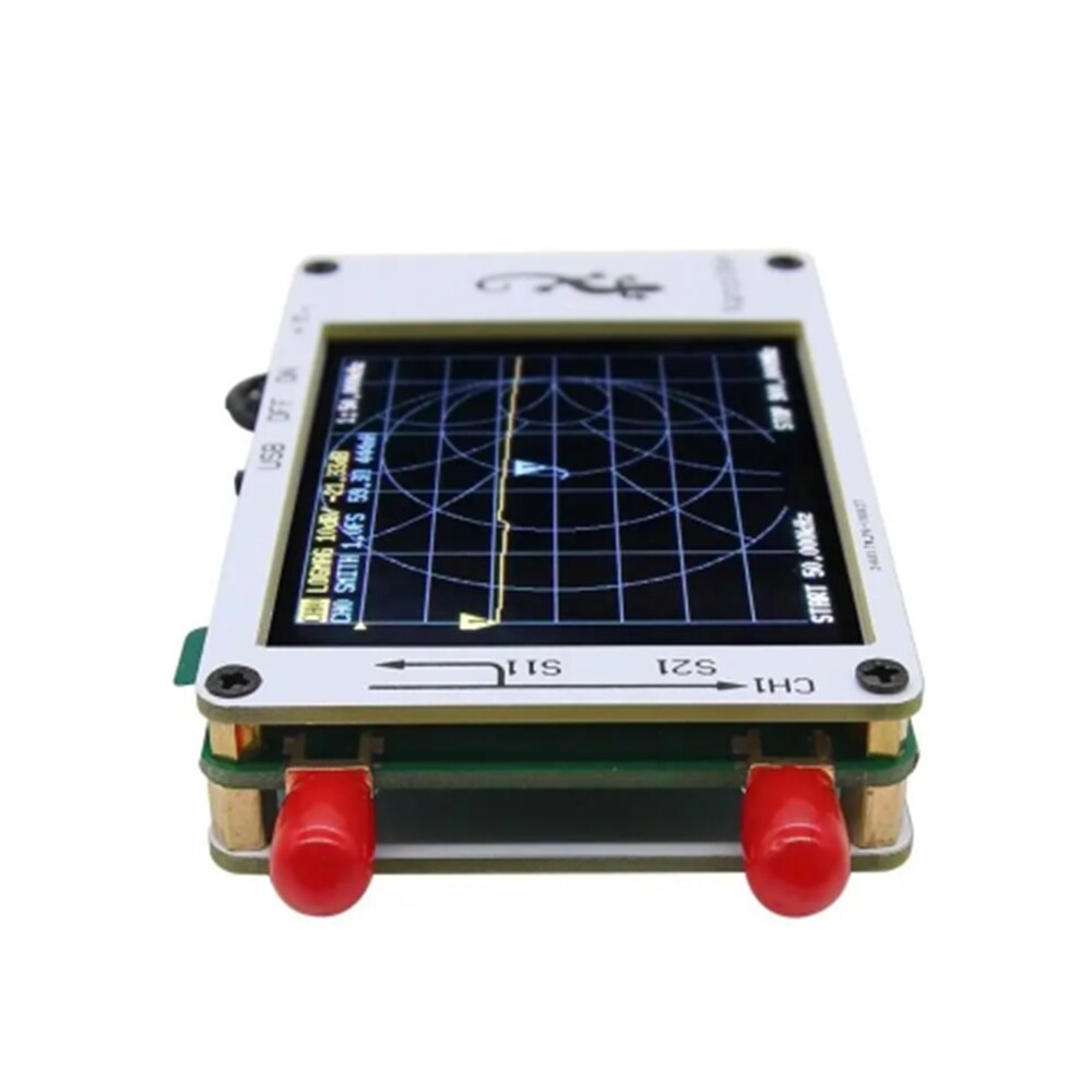 Analyseur d'antenne numérique portatif, écran tactile, nas Vector Network, 50KHz-900MHz, HF VHF UHF, mesure des ondes stationnaires