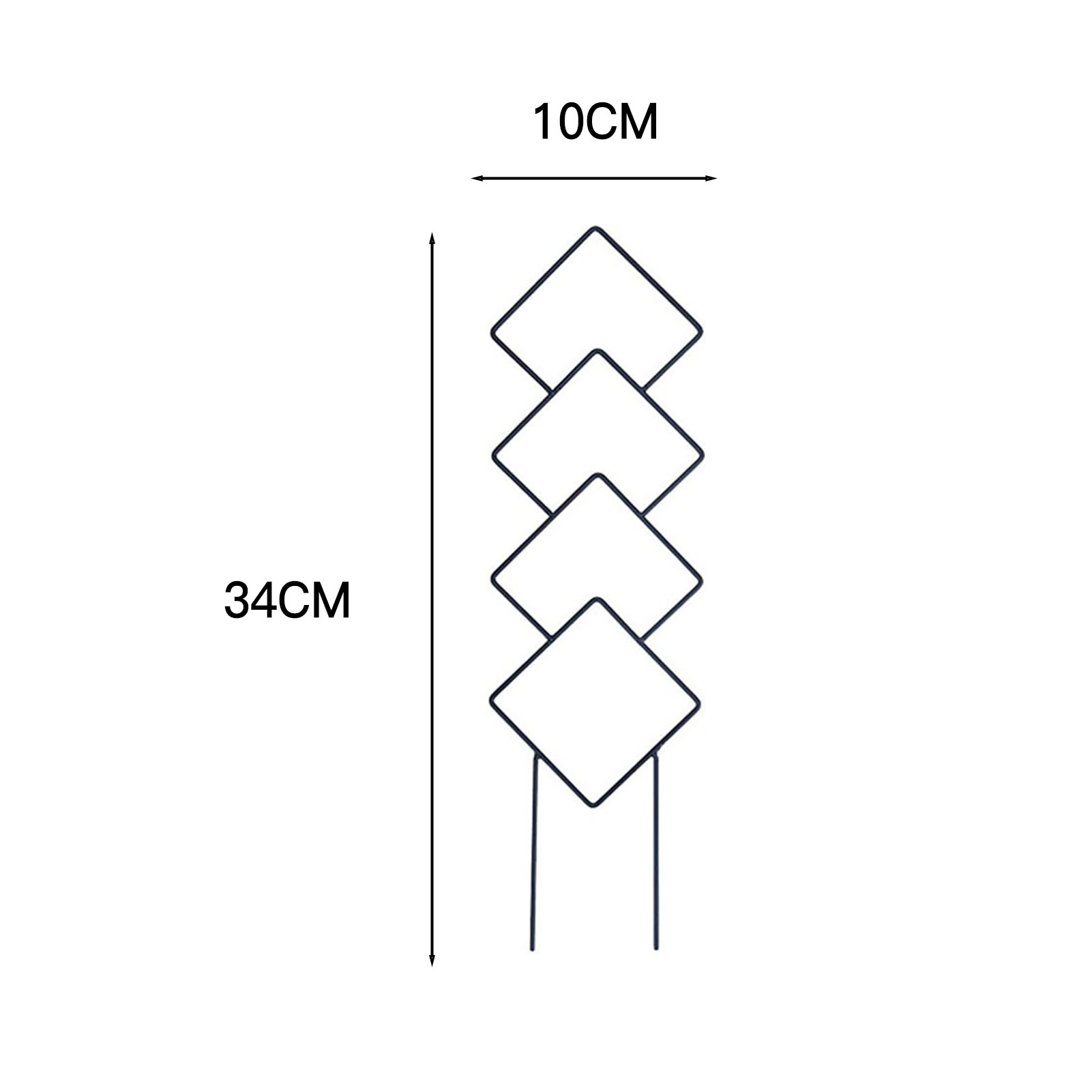 Klimplant Trellis Plant Ondersteuning Tuin Staak Stand Klimrek Ijzeren Bloem Trellis Frame Standhouder Tuin Decor: Rood