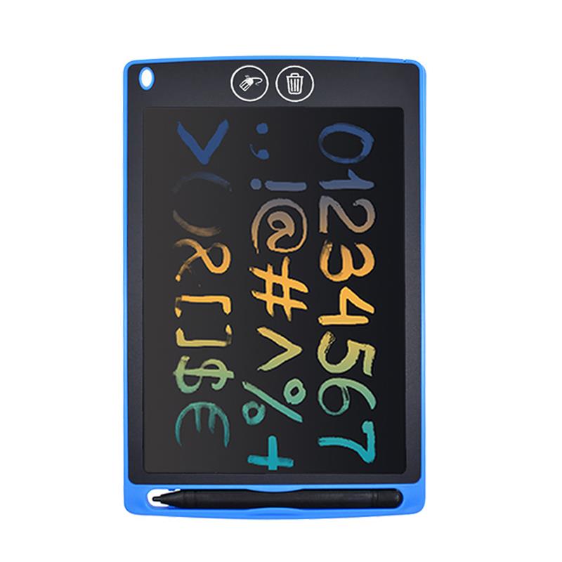 LCD Writing Tablet - 8.5 Inch E-writer - Kids Drawing Board - Educational Toy - USB: Blue