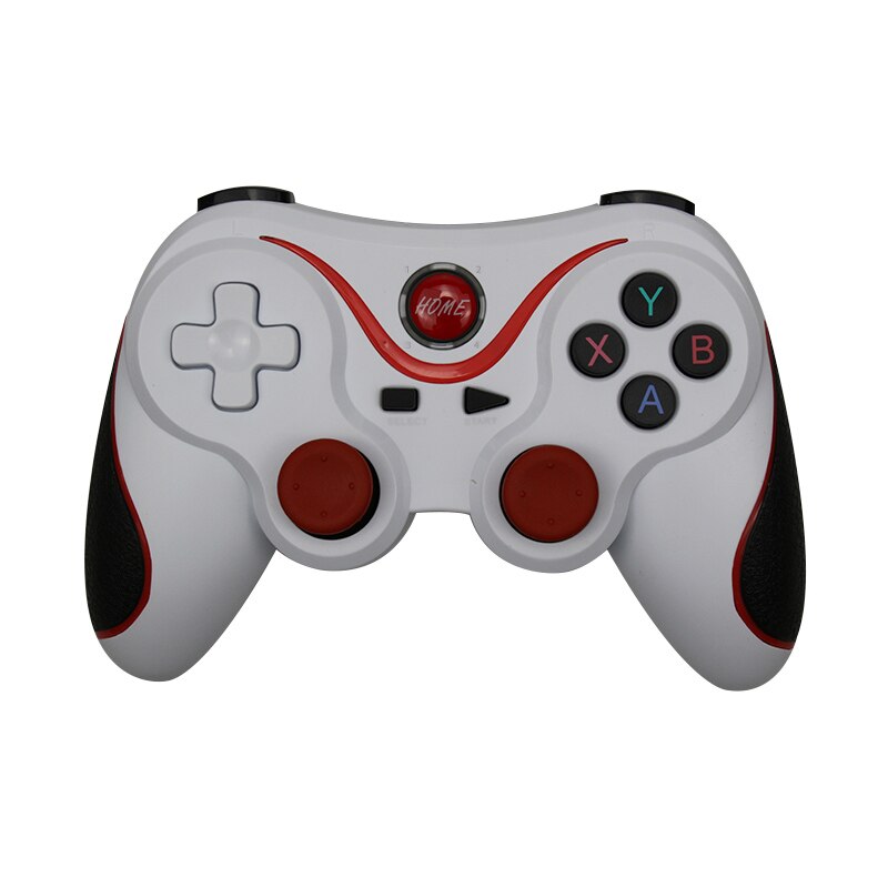 T3 X3 Wireless Joystick Gamepad Game Controller bluetooth BT3.0 Joystick For Mobile Phone Tablet TV Box Holder: T3White controller