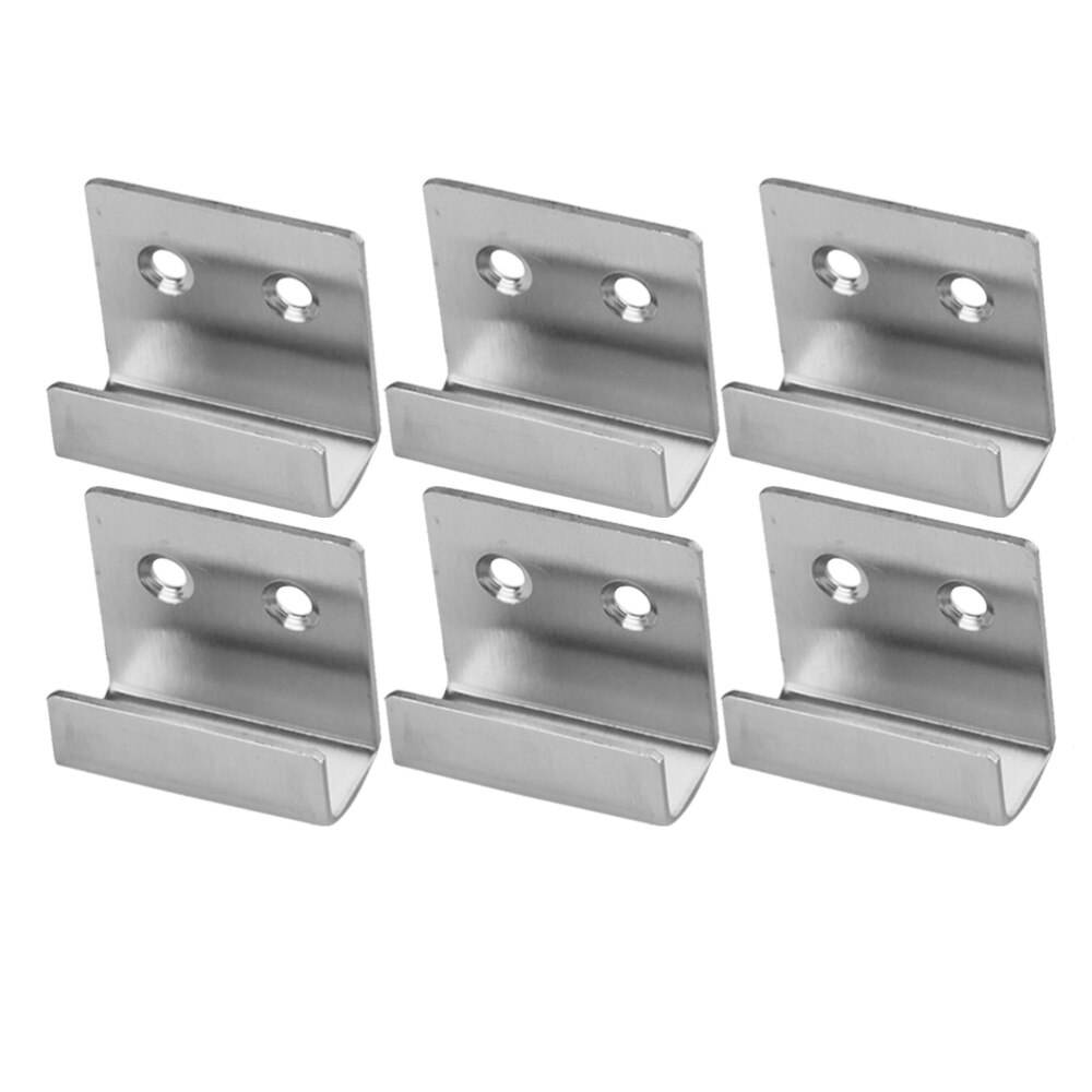 6 PCS Hanging Picture Painting Mirror Hooks Stainless Steel Interlocking Hangers Photo Frame Hooks with 12 Screws and 12 Sticks