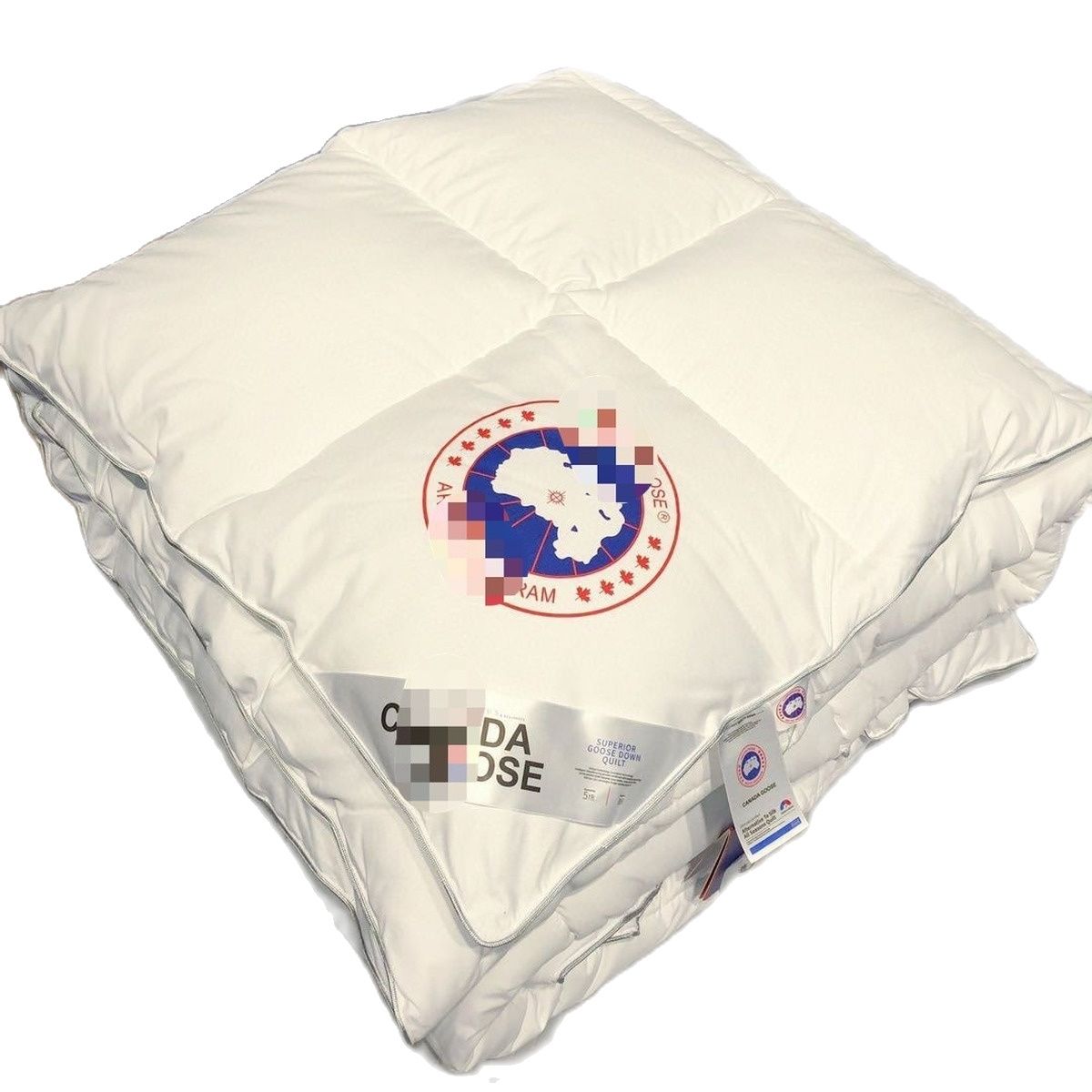 Pure Katoenen Dekbedovertrek Met Dikke Warme Gans Eendendons Voor Herfst En Winter Veer Quilts