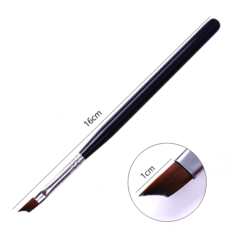 uñas accesorios y herramientas pinceles uñas manicura pincel uñas acrilicas nails Pincel para decoración de uñas, accesorios para manicura, fototerapia, acrílico, UV, extensión de Gel, pintura de revestimiento, 1 ud.