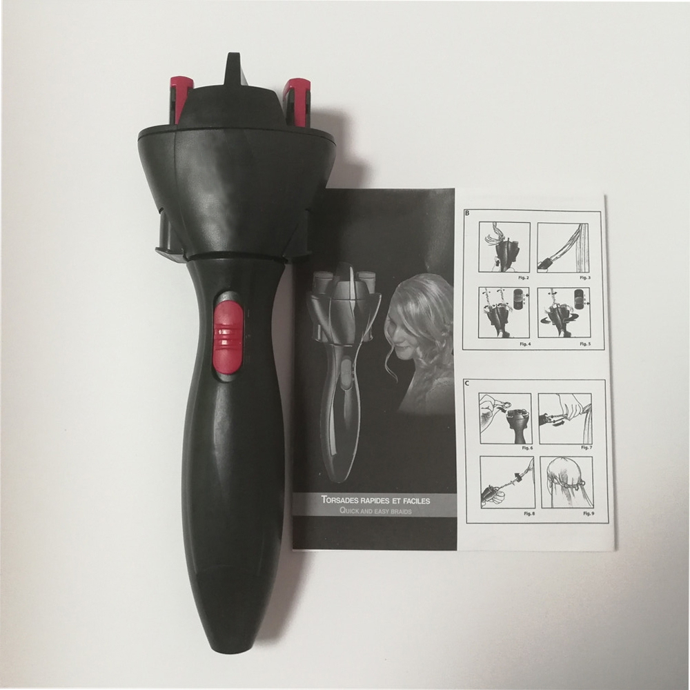 Trenzador de Cabello eléctrico, trenzado automático, dispositivo para tejer el Cabello, máquina trenzadora, trenzadora de Cabello, Herramienta de Peinado de Cabello