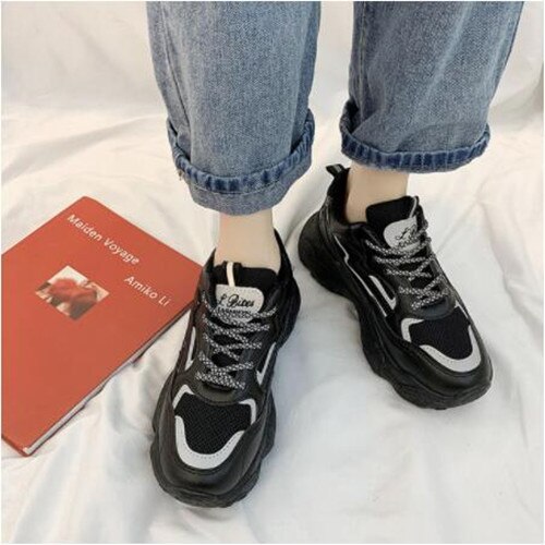 Mhysa Women sneakers Autumn women Casual Shoes Breathable Women Platform Dad Shoes Sneakers zapatillas mujer: A2 / 40