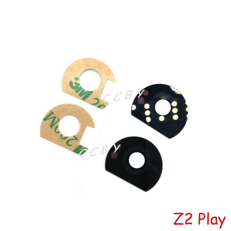 10Stck Hinten Zurück Kamera Glas Objektiv Abdeckung Für Motorola Moto Z2 Spielen mit Ahesive Aufkleber