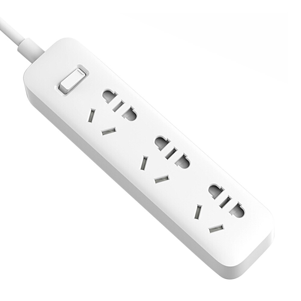 Prise multiprise électronique xiaomi smart home d'origine, charge rapide, 3 prises  + 3 , extension d'interface standard, ue, états-unis: Ajouter un adaptateur européen / Pas avec usb