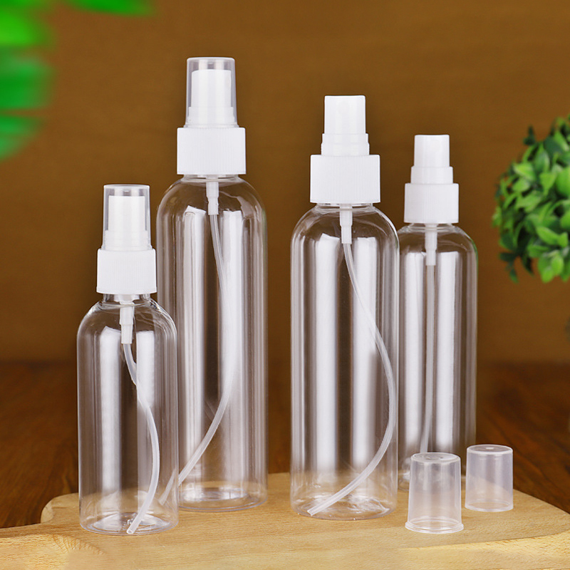Empty Spray Bottles10/20/30/50//80/100ml Transparent Plastic Perfume Atomizer Mini Refillable Bottles Portable Travel Accessorie