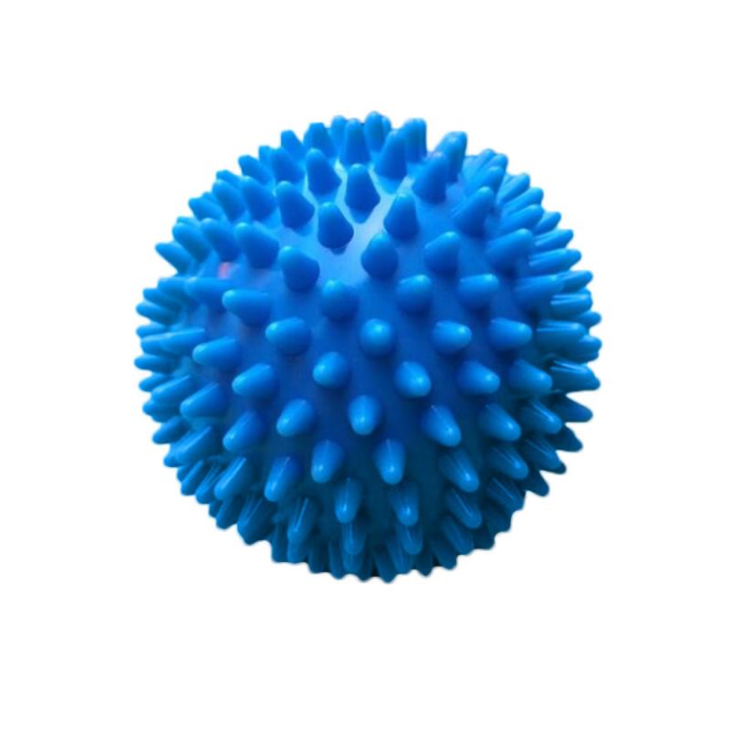 Pvc Fitness massasje ball piggete avtrekker punkt sport Fitness hånd fot smerte soneterapi understreke lettelse treningsstudio trening yoga baller 9cm: Blå