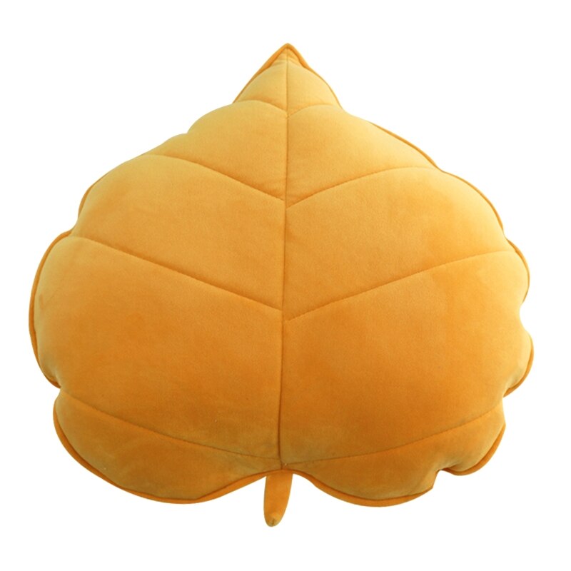 3D Simulatie Leaf Pluche Kussen Gevulde Pp Katoen Kussens Gooien Kussen Voor Thuis Slaapkamer Kantoor Decoratie Stoel Kussen 바디필로우: Ginger