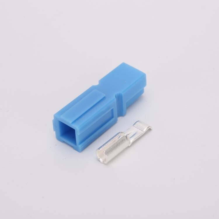 20pcs/lot 45A battery plug female male dc for connectors sockets battery terminal quick charger power connector with contacts: Blue