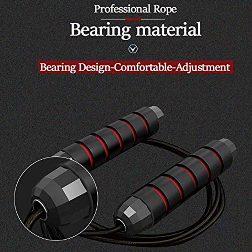 Crossfit Jump Rope Fitness Equipment Boxing Portable Fitness Equipment Training Men Skipping Rope Women Home Gym