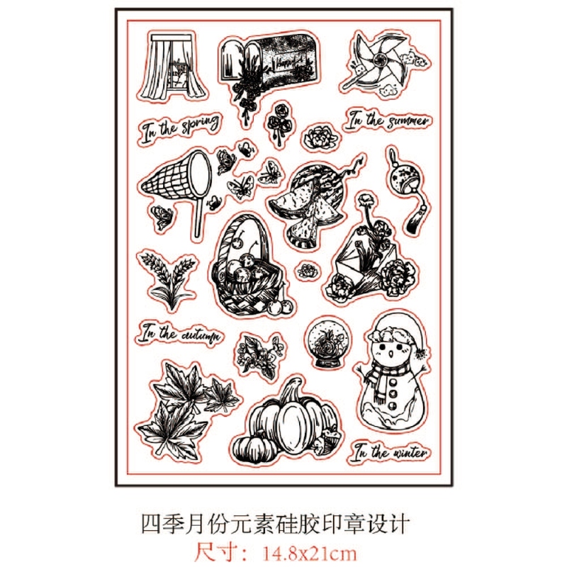 1Sheet Trees Clear Stamps for DIY Scrapbooking Crow Birds Silicone Clear Stamp Seals 15x15cm Transparent Stamps for Cards Making