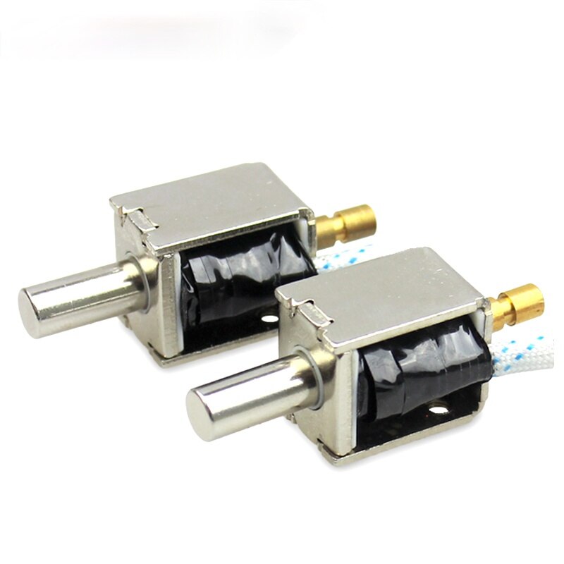DC12V Mini electric lock push pull solenoid valve small drawer lock electric bolt lock small electric lock 1pcs