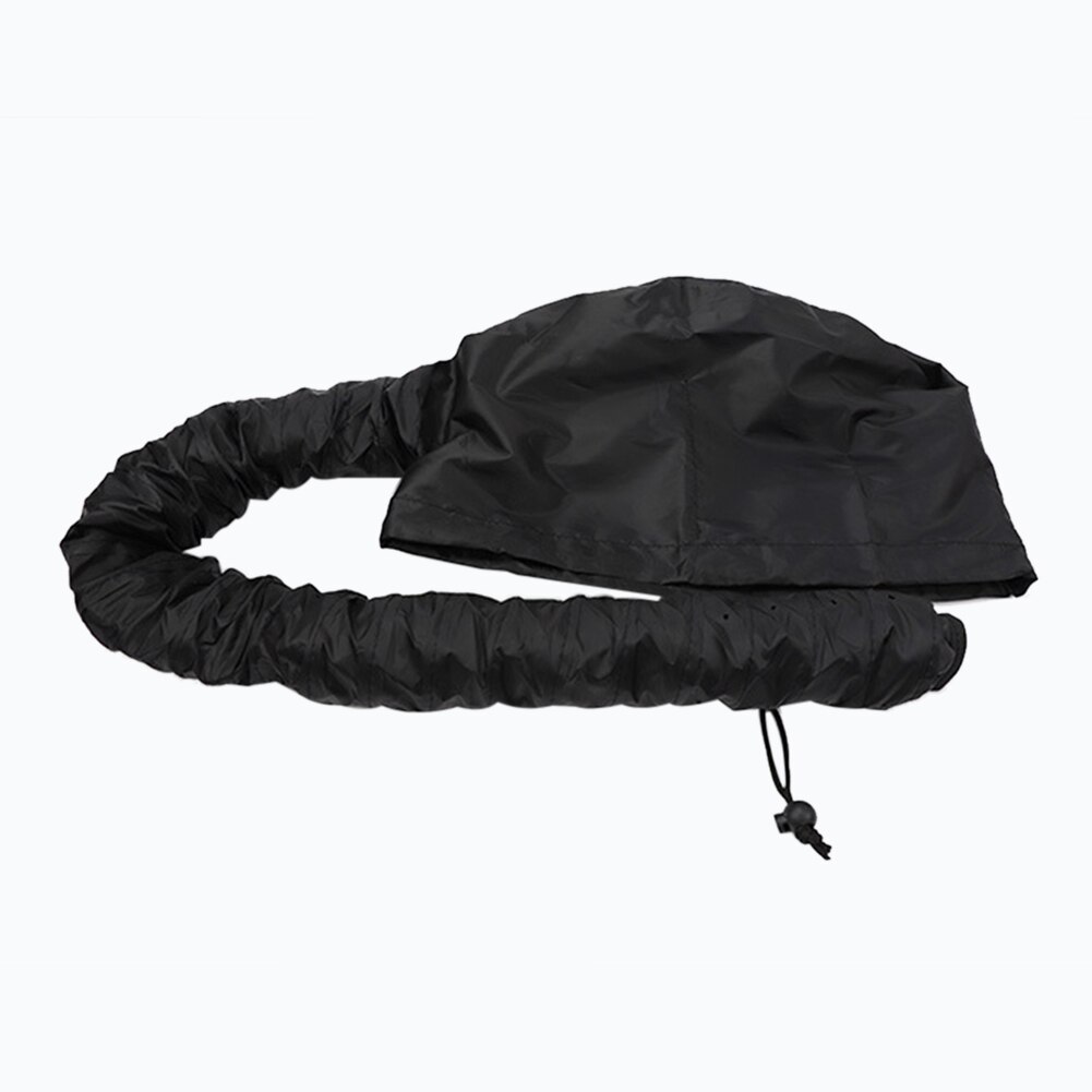 Gorro de aceite para secador de pelo, gorro de peluquería para salón de belleza, casco permanente, vaporizador de pelo, herramientas de estilismo para SPA, 1 ud.: Black